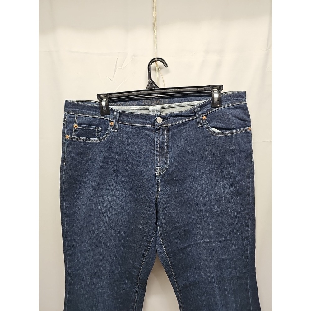 Jordache Women's Blue Vintage Classic Bootcut Denim Jeans Size 18s‎ 40X30.5 - Picture 6 of 14